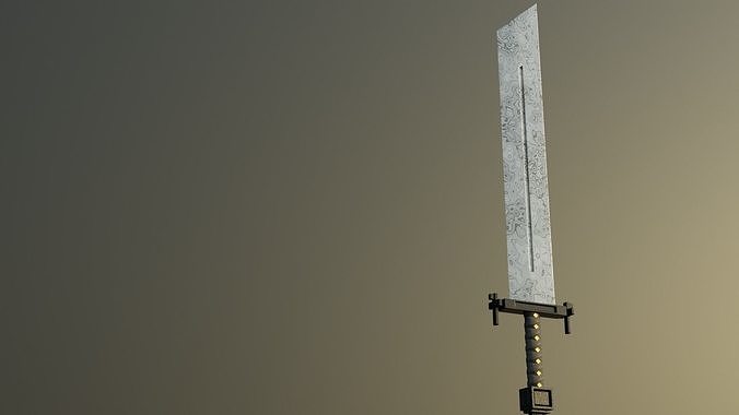 a 3d sword for any type of game 3D model