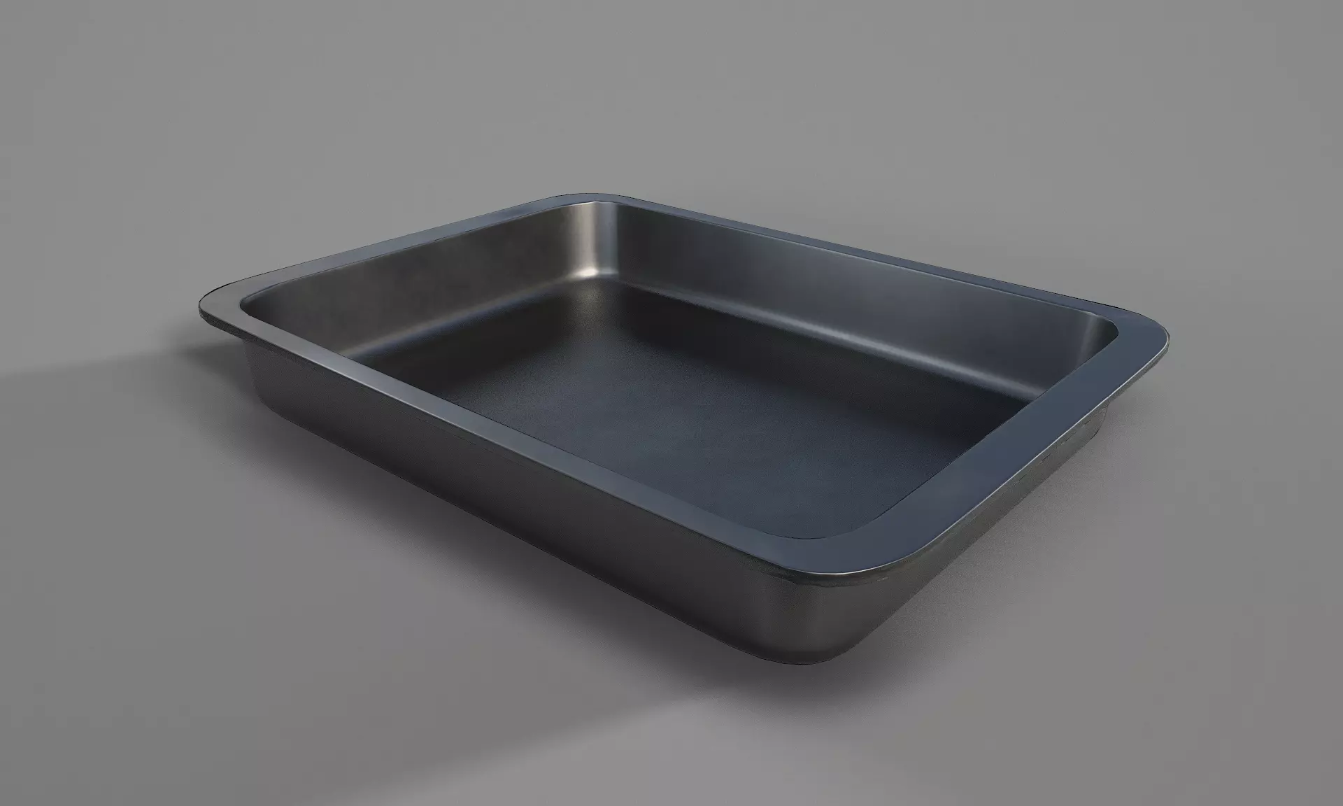 Roasting Tin Low-poly 3D model