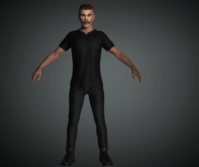 An Old Man 3D model_5