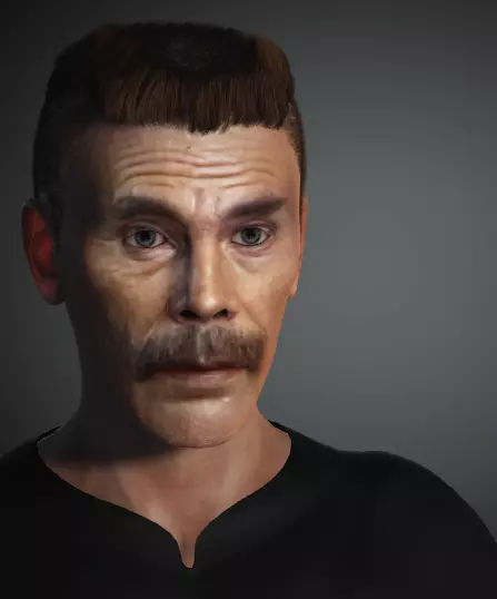 An Old Man 3D model_0