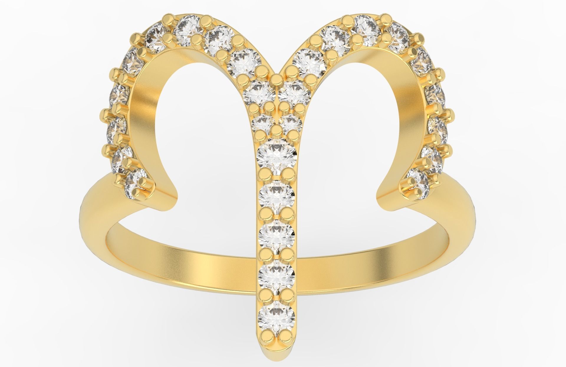 Aries Ring 3D print model_1