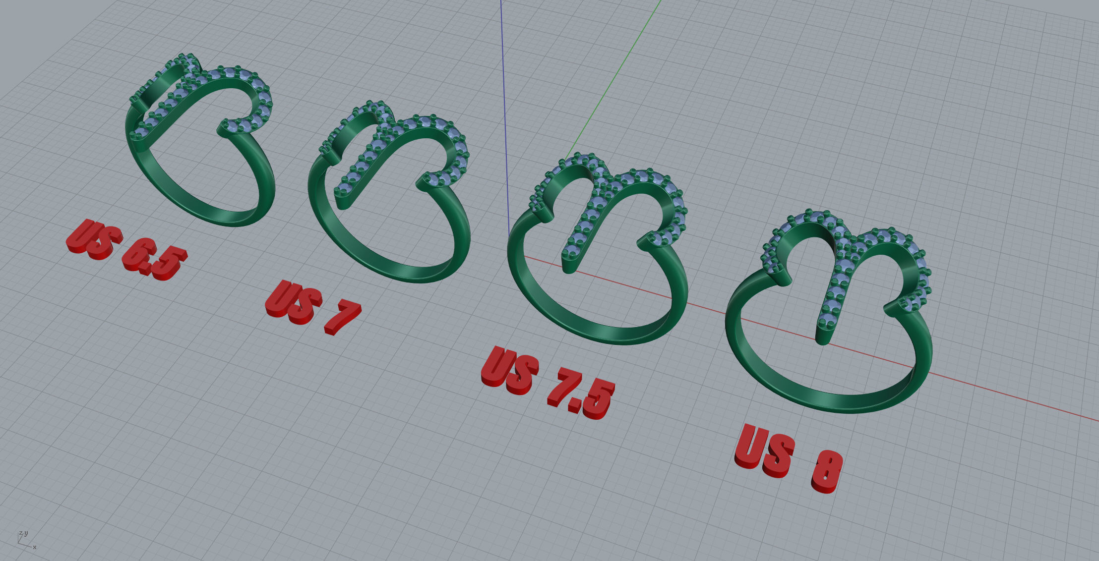 Aries Ring 3D print model_10