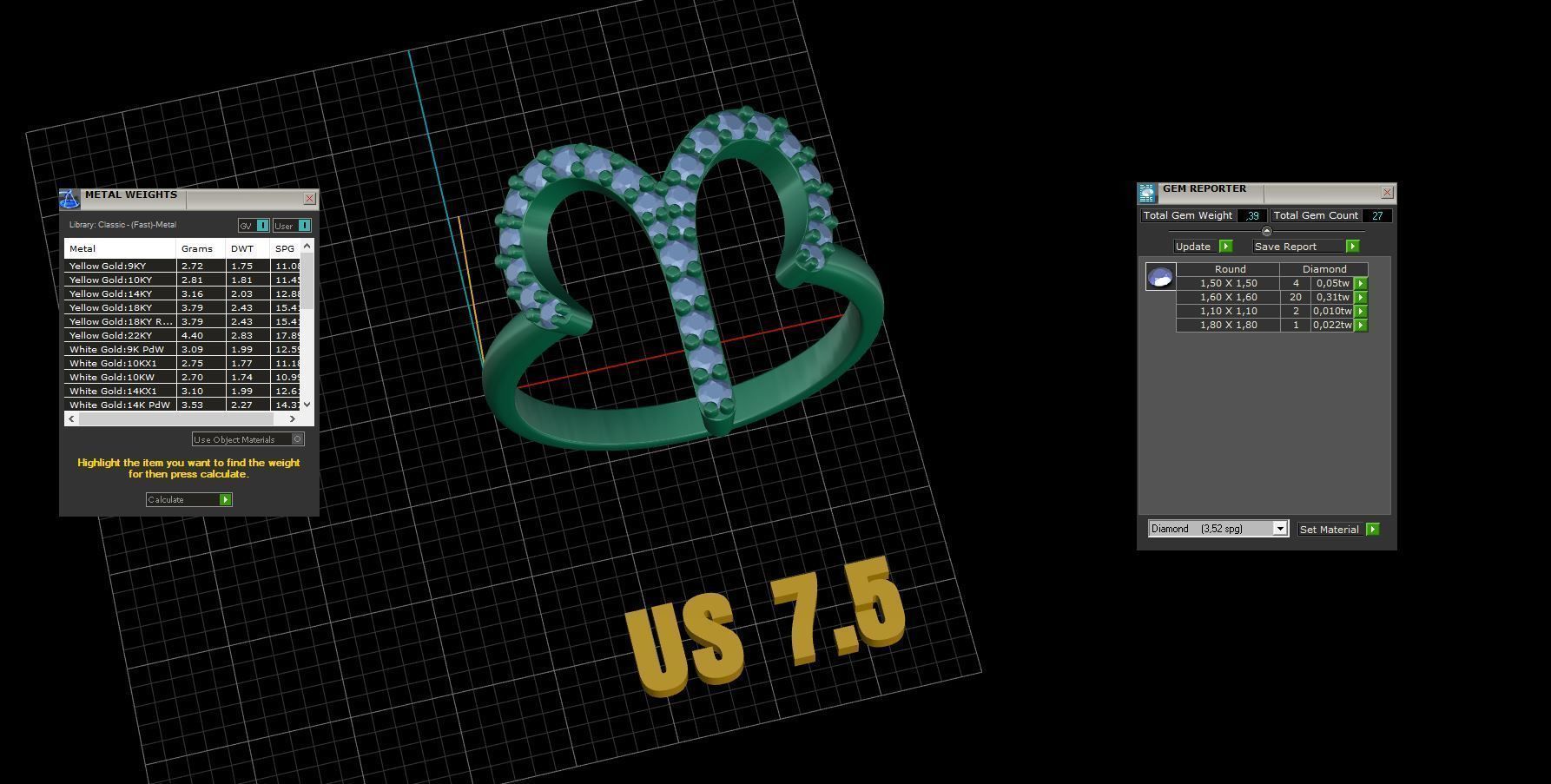 Aries Ring 3D print model_5