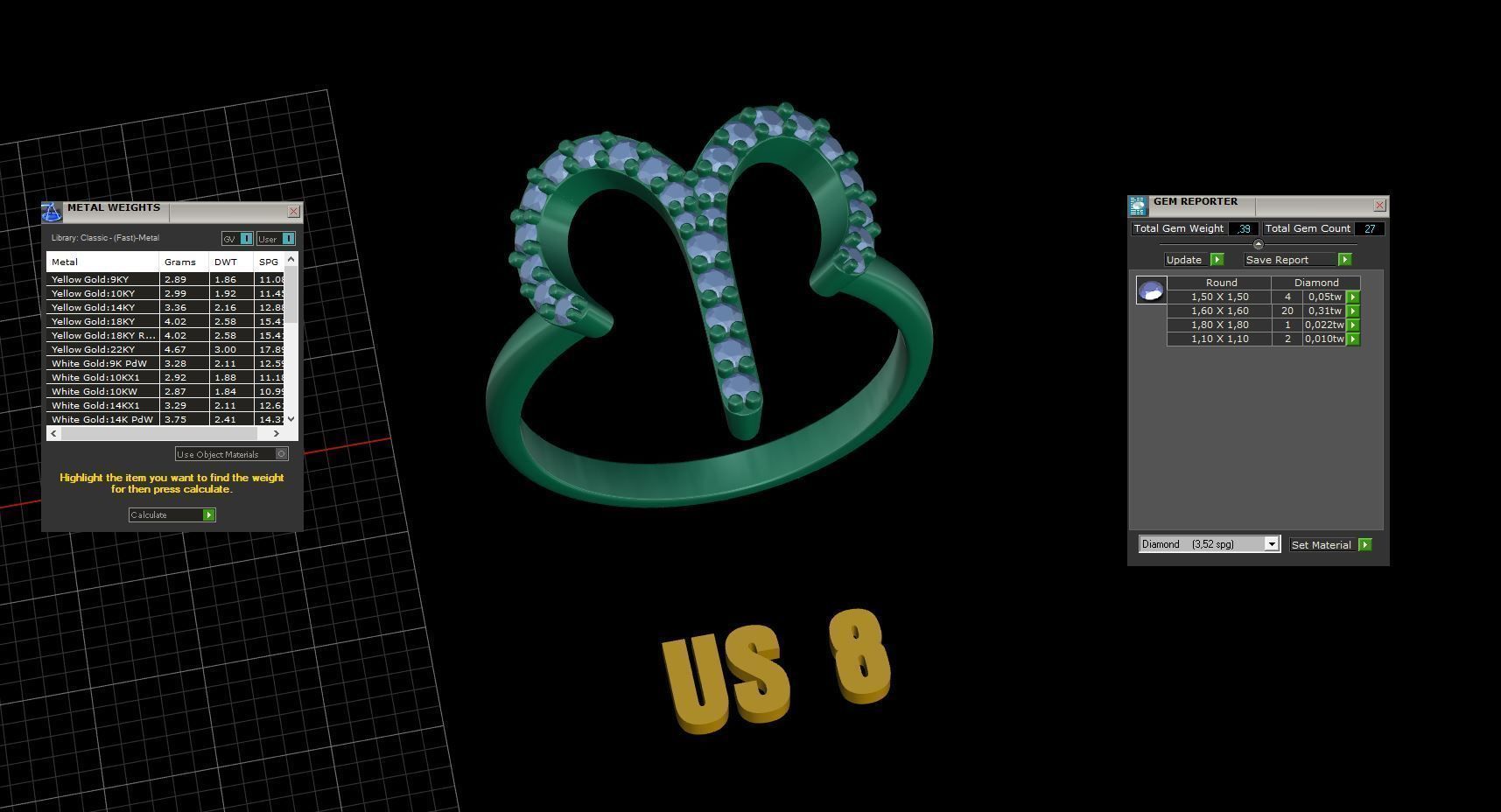 Aries Ring 3D print model_6