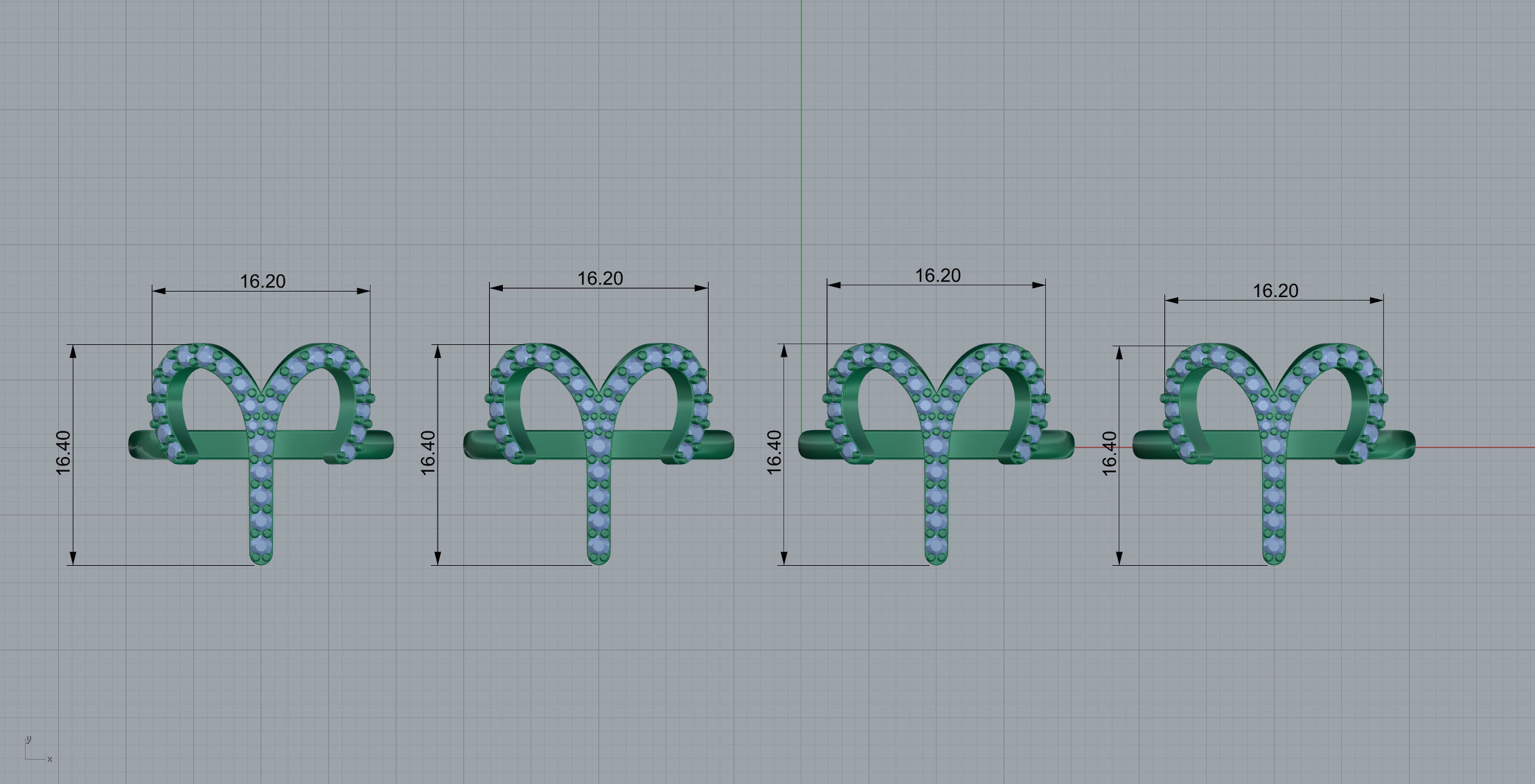 Aries Ring 3D print model_12