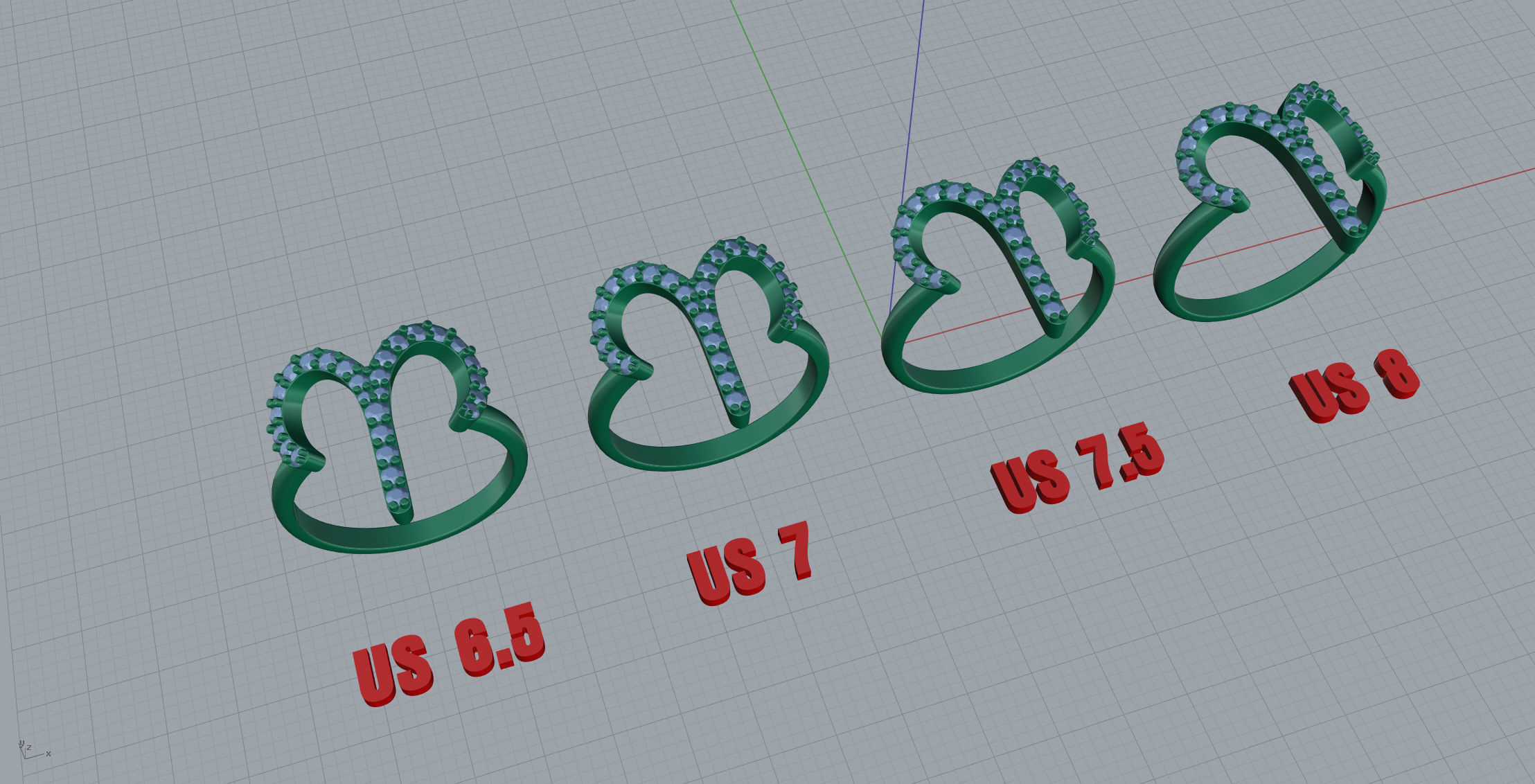 Aries Ring 3D print model_7