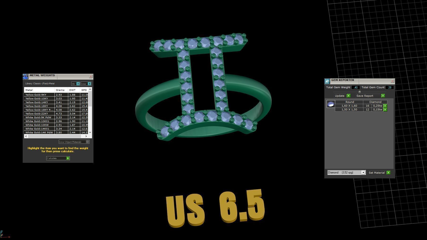 Gemini Ring 3D print model_14