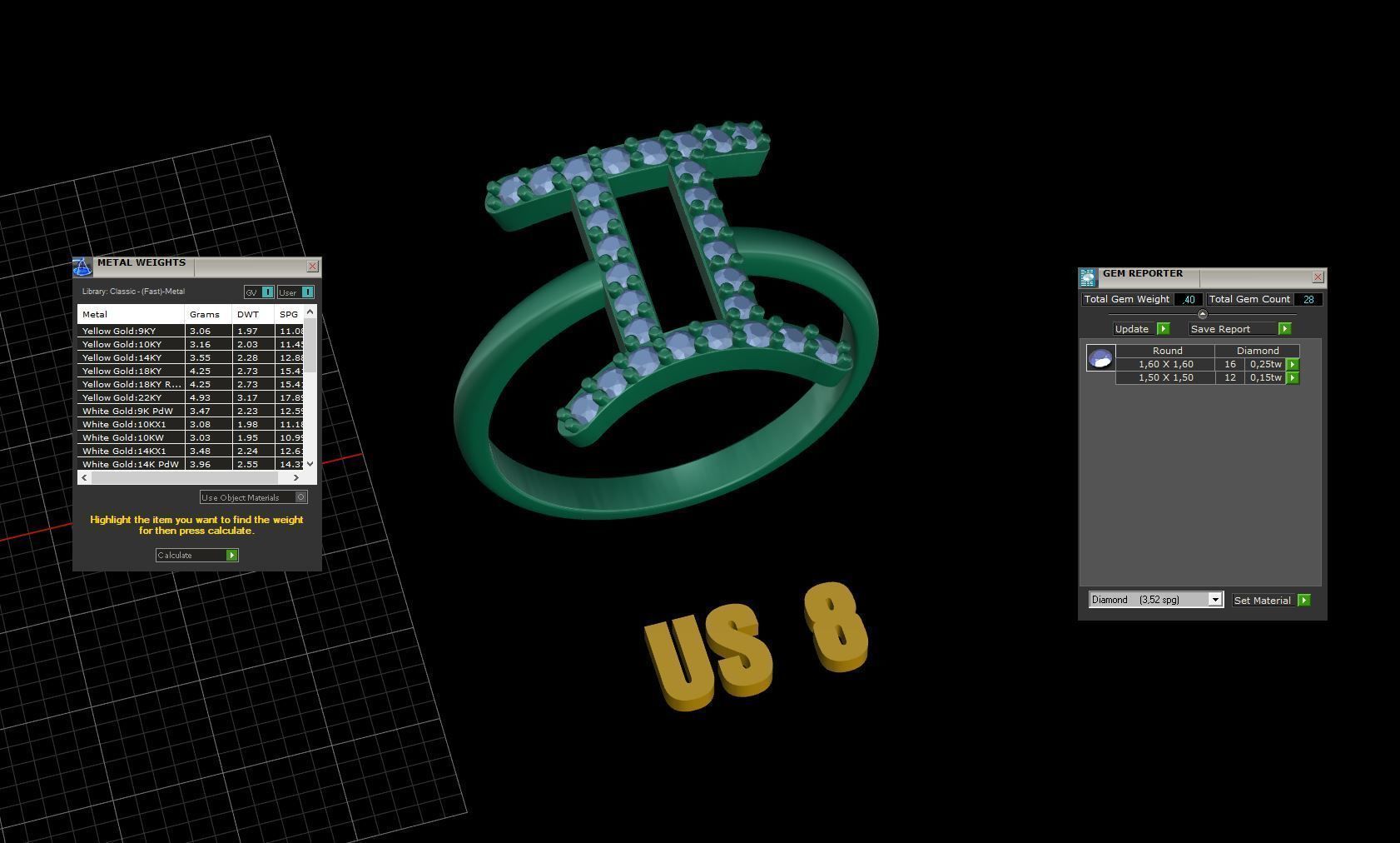 Gemini Ring 3D print model_6