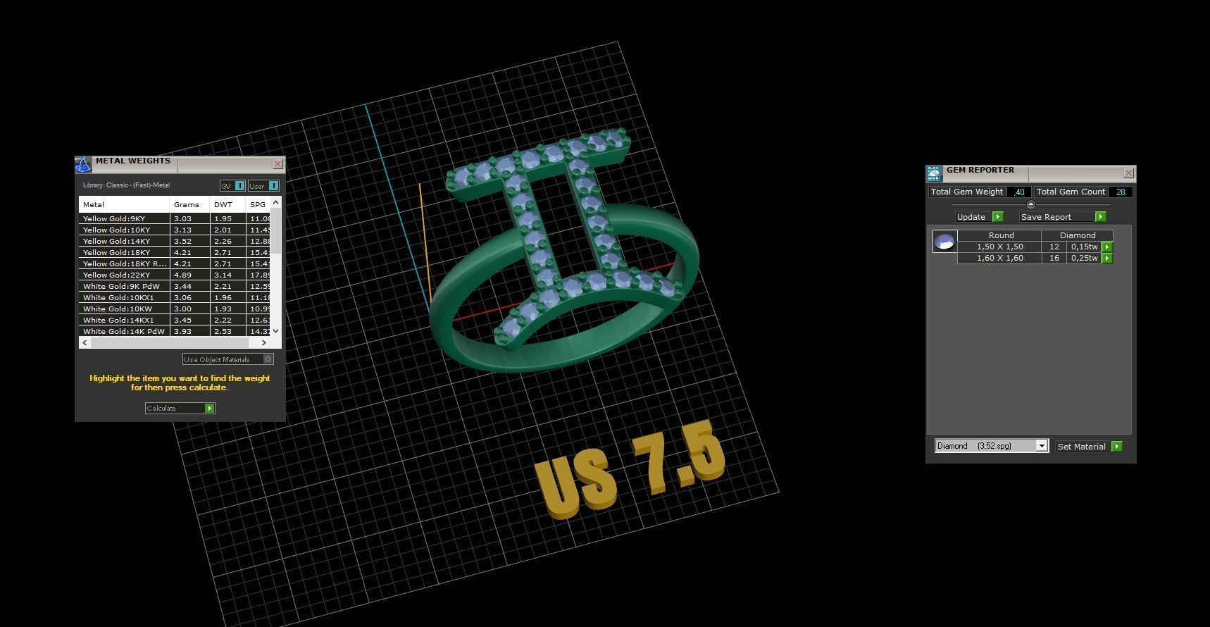 Gemini Ring 3D print model_5