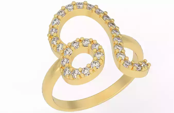 Leo Ring 3D print model