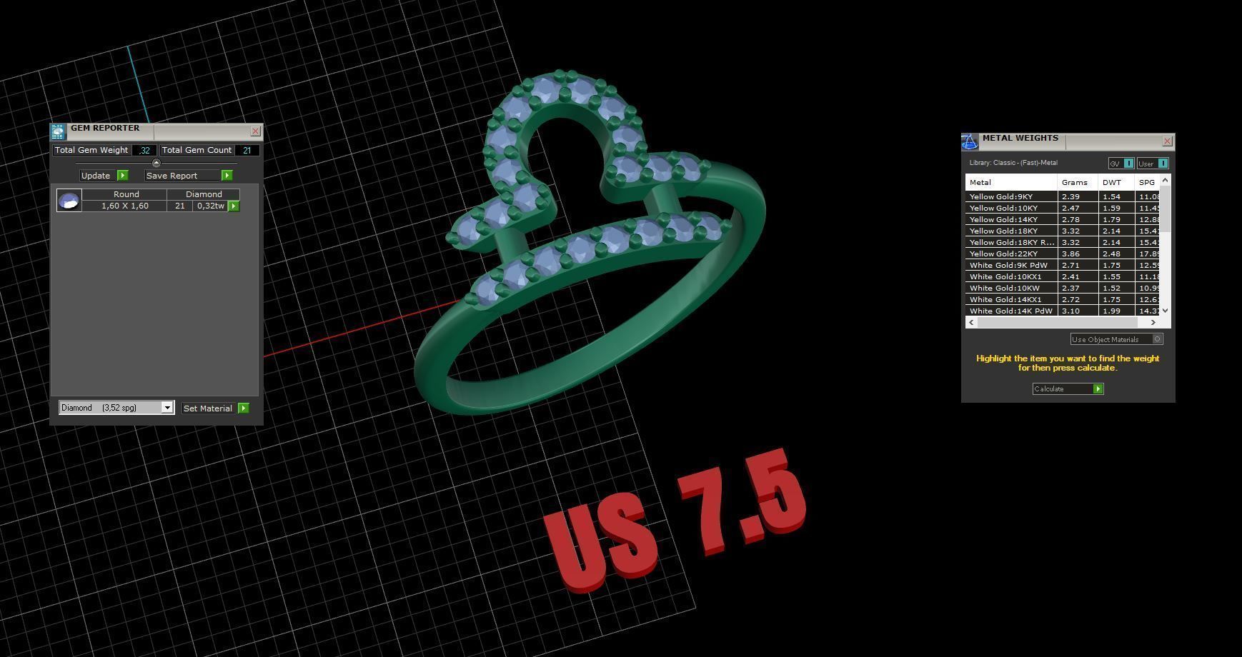 Libra Ring 3D print model_5