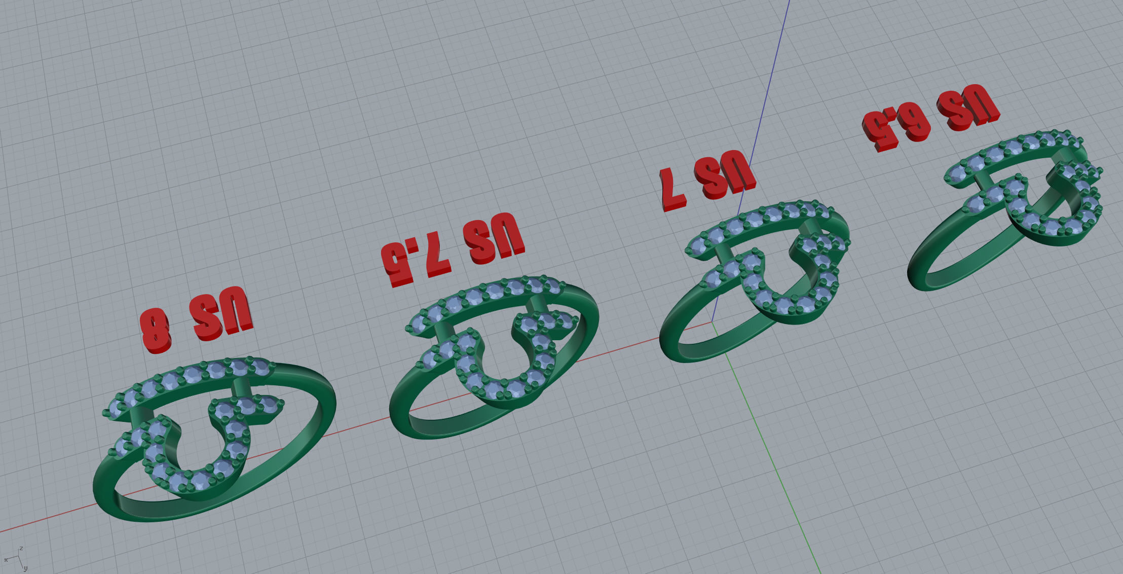 Libra Ring 3D print model_9