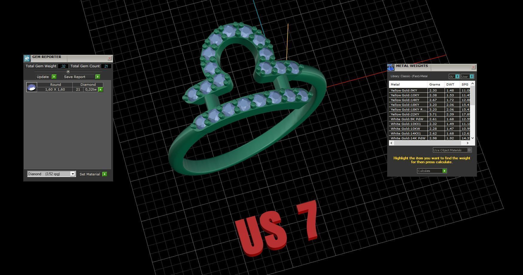 Libra Ring 3D print model_4