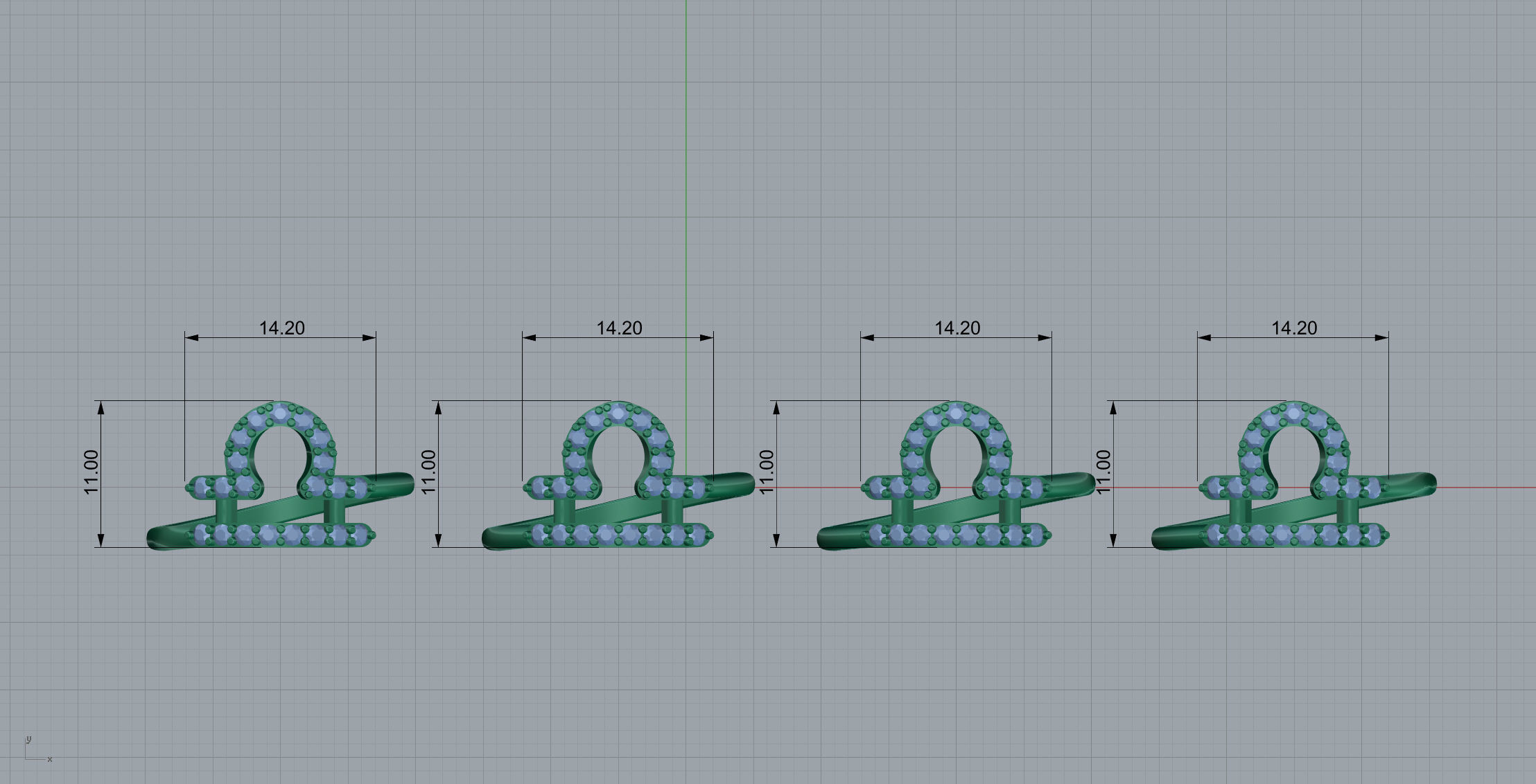 Libra Ring 3D print model_12