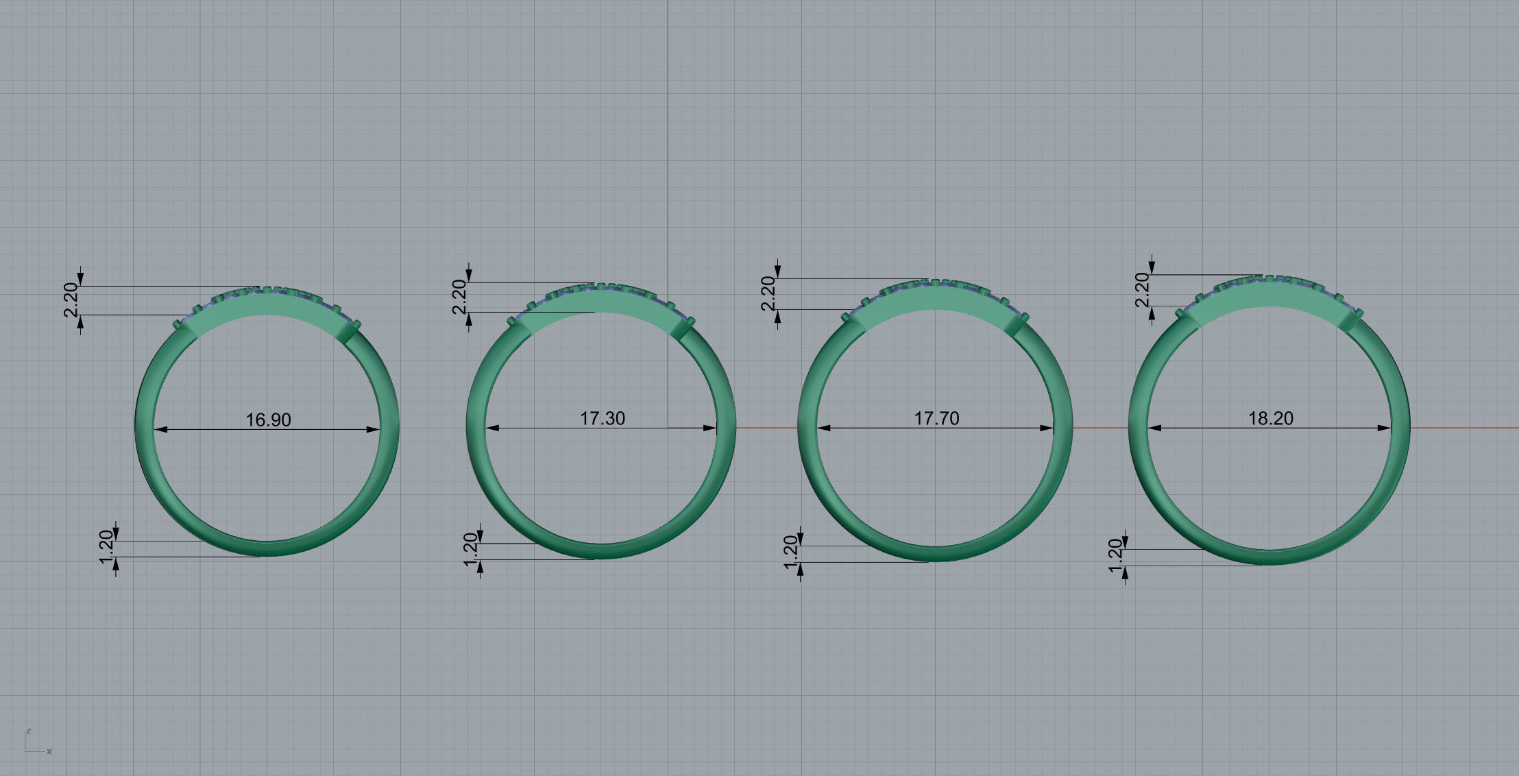 Libra Ring 3D print model_11