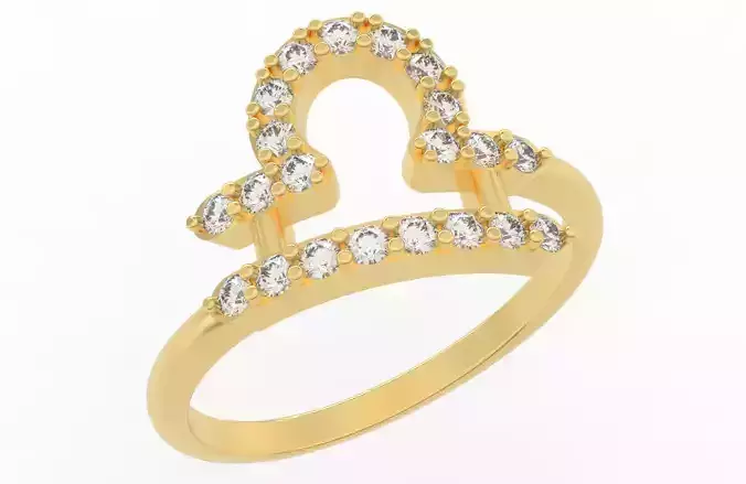 Libra Ring 3D print model