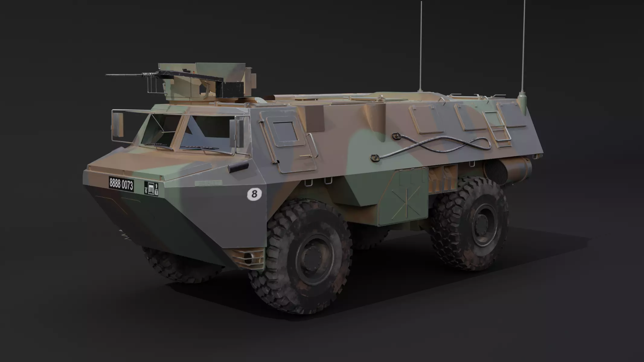 VAB APC 4x4 3D model_0