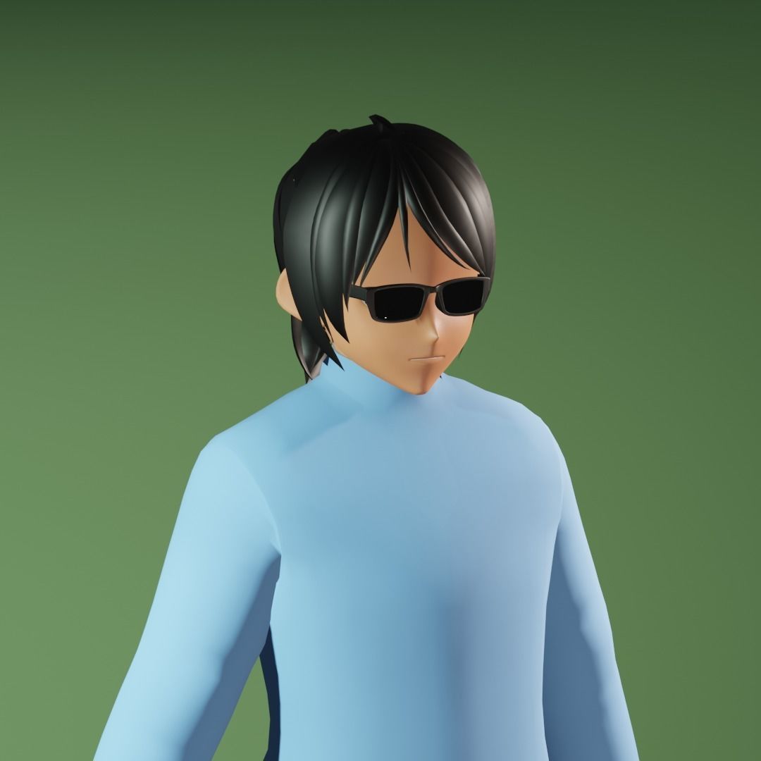 3d NFT Characters - Series LXXXVII Low-poly 3D model_2