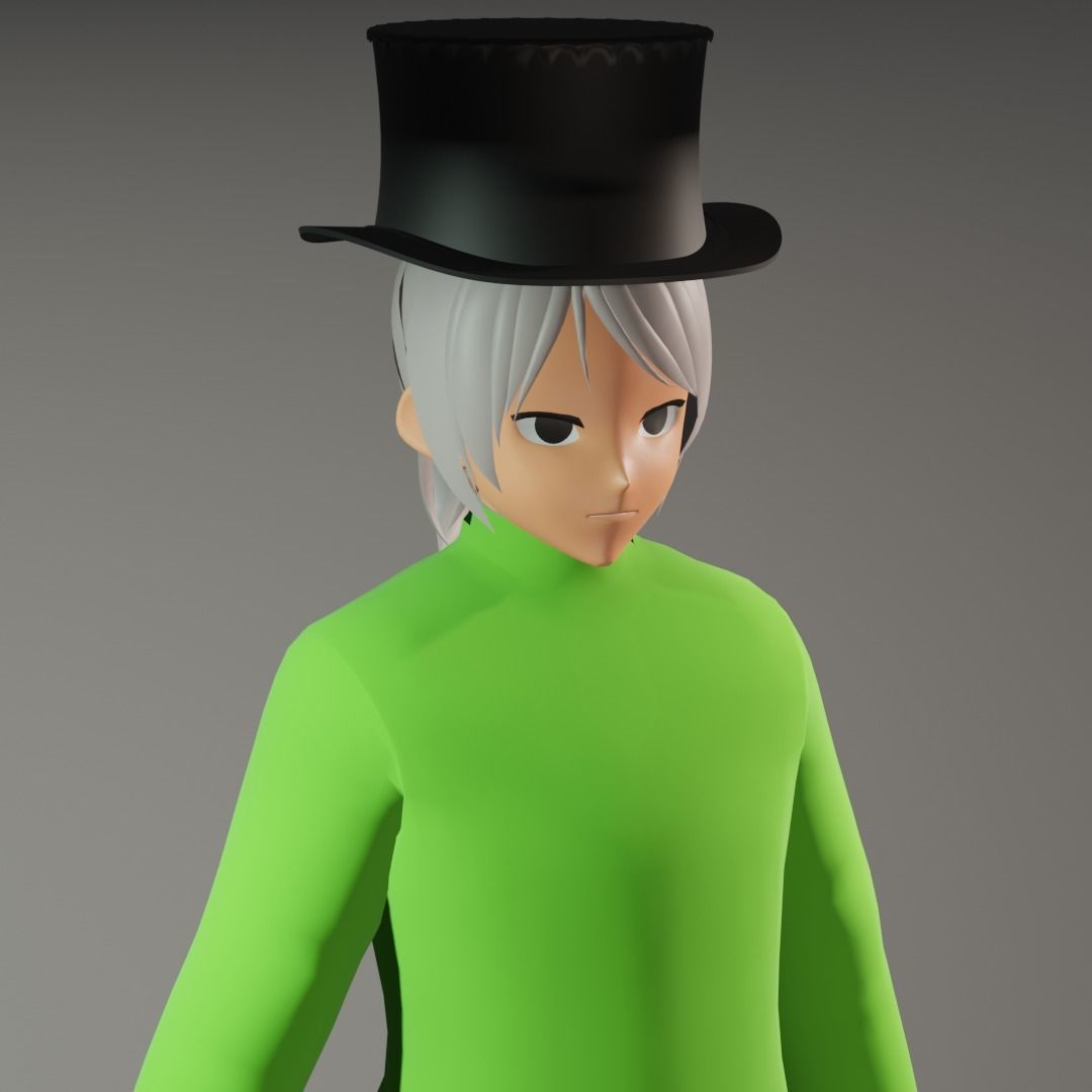 3d NFT Characters - Series LXXXVII Low-poly 3D model_5