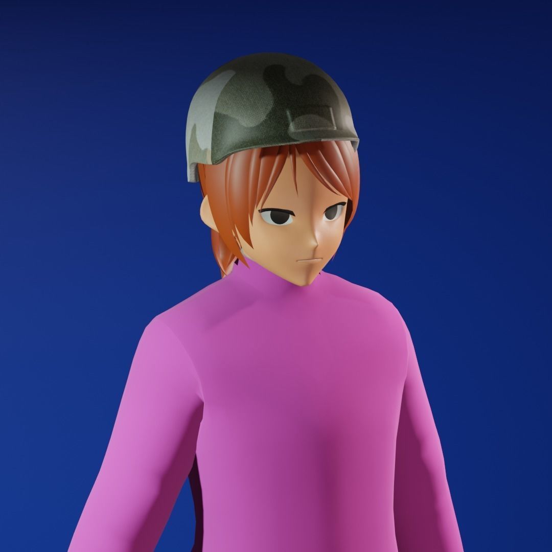 3d NFT Characters - Series LXXXVII Low-poly 3D model_4