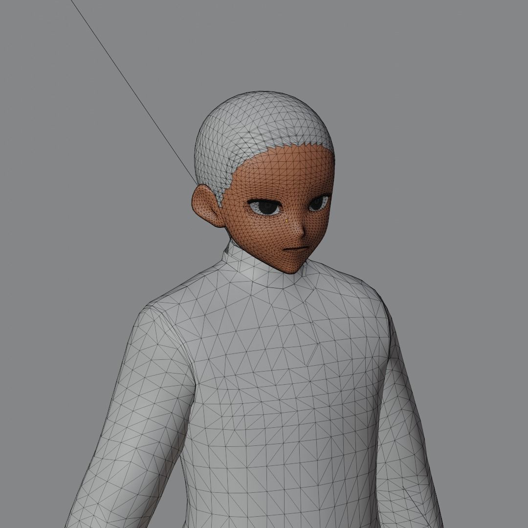 3d NFT Characters - Series LXXXVII Low-poly 3D model_7