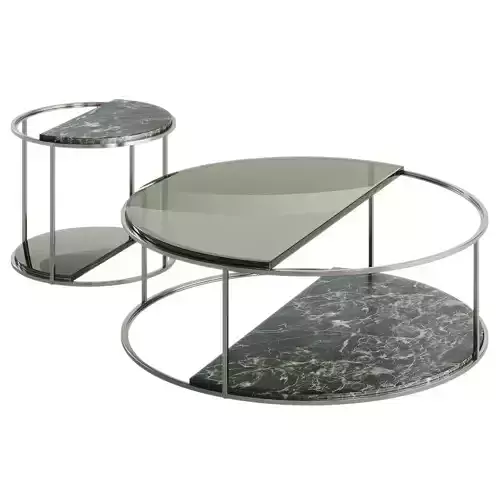 Fendi Boogie Circle Verde Alpi Marble 3D model