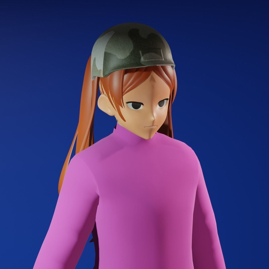 3d NFT Characters - Series LXXXIX Low-poly 3D model_4