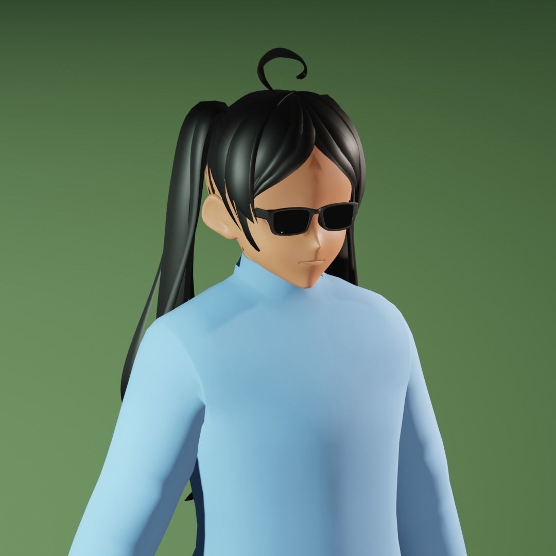 3d NFT Characters - Series LXXXIX Low-poly 3D model_2