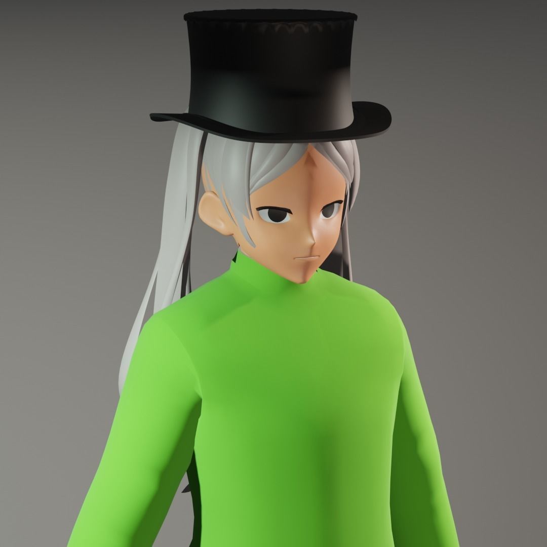 3d NFT Characters - Series LXXXIX Low-poly 3D model_5