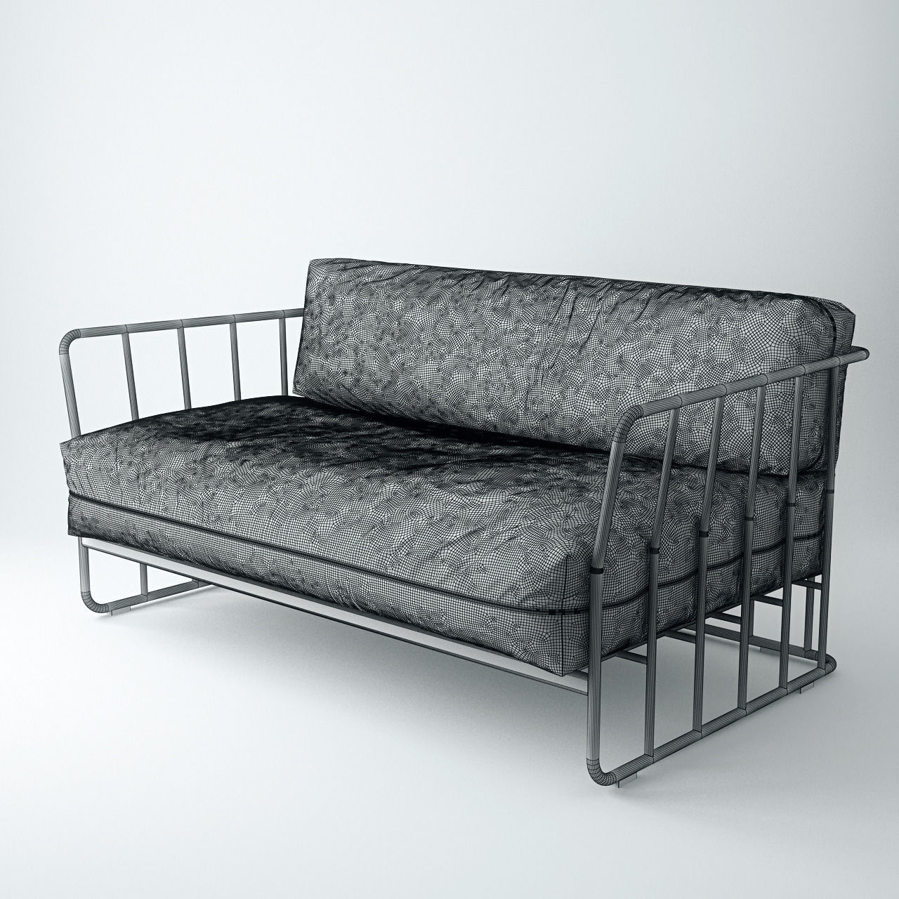 Bla Station Code 27 C Sofa 3D model_1