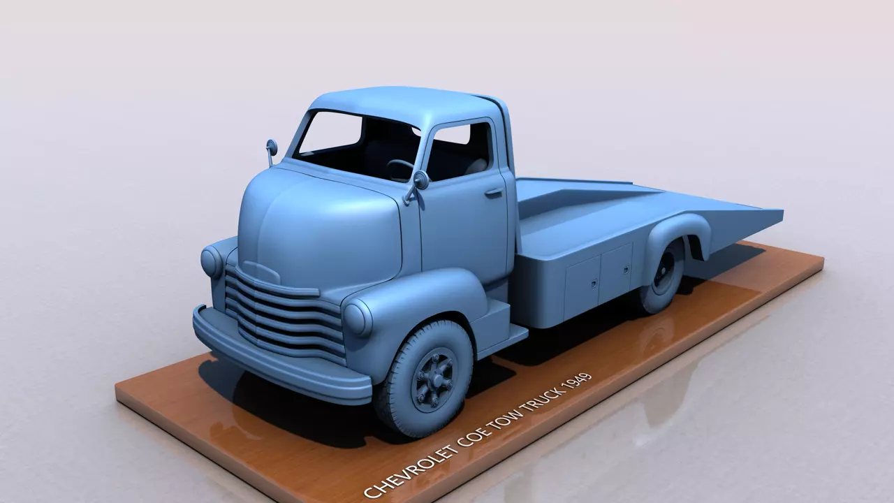 CHEVY 3100 TOW TRUCK 1949 3D print model