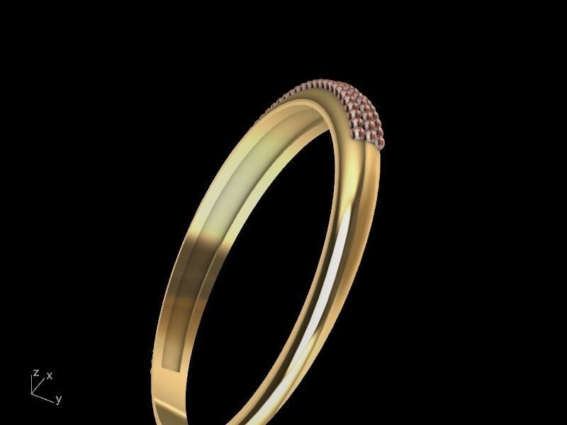 milgrain bangle stl verified 3D print model_5