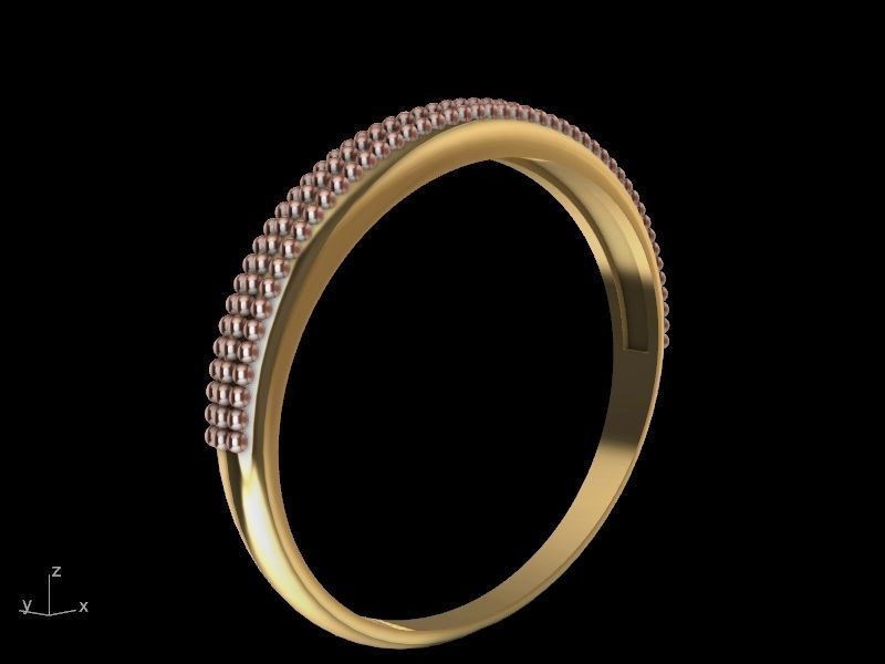 milgrain bangle stl verified 3D print model_7