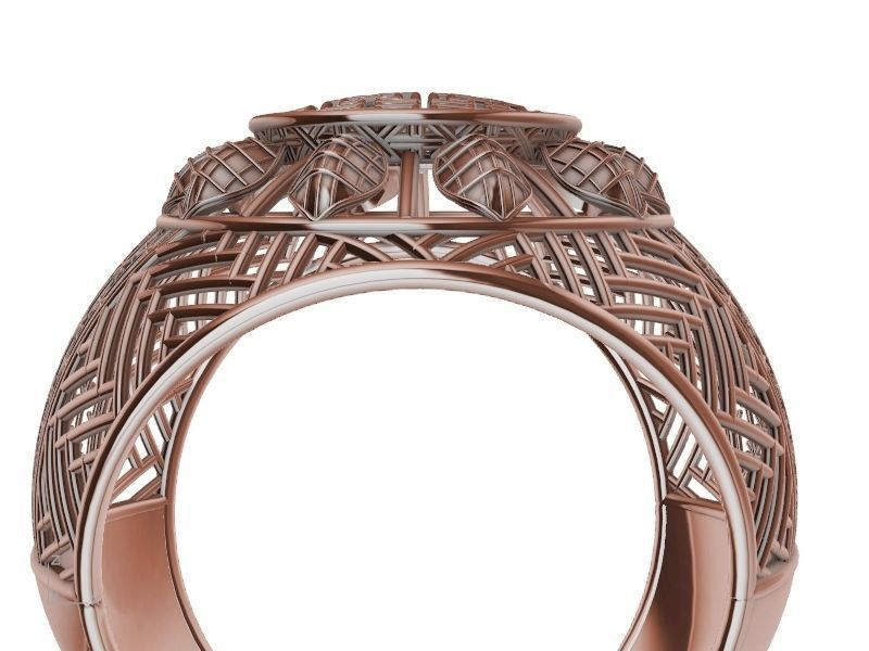 jali modern ring stl verified 3D print model_18