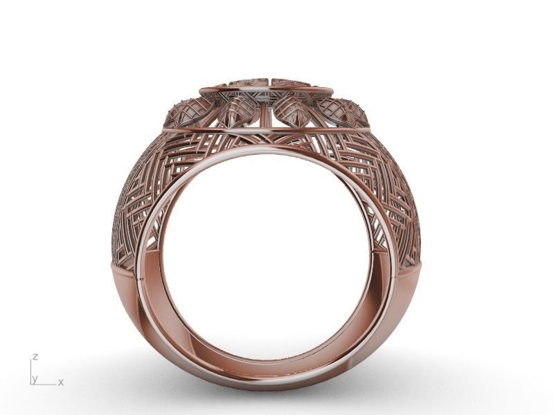 jali modern ring stl verified 3D print model_17