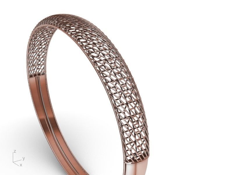 stylish lightweight JALI BRACELET stl verified 3D print model_14