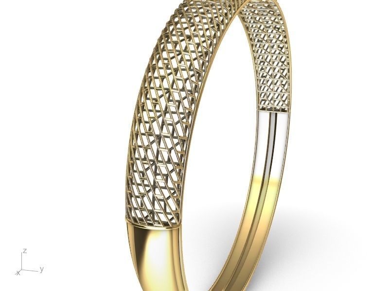 stylish lightweight JALI BRACELET stl verified 3D print model_5