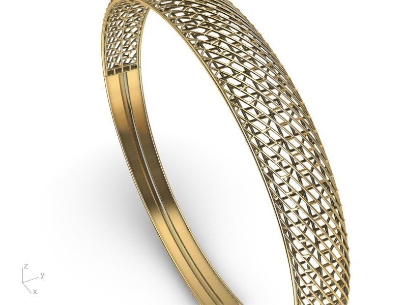 stylish lightweight JALI BRACELET stl verified 3D print model_13