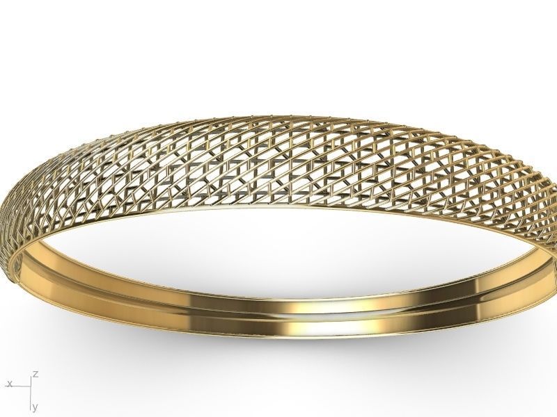stylish lightweight JALI BRACELET stl verified 3D print model_4