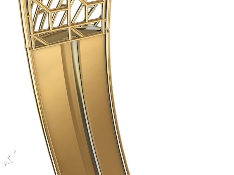 stylish lightweight JALI BRACELET stl verified 3D print model_7