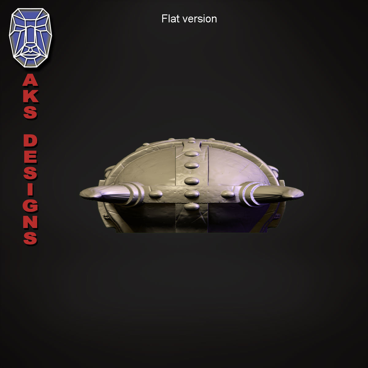 Ancient viking Warrior Bas relief Wall decor 3D print model_17