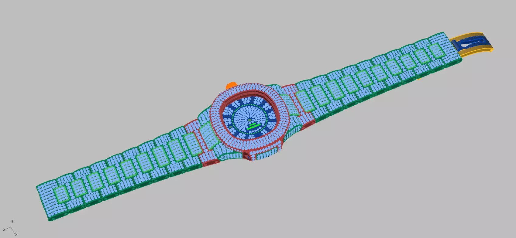 watch 3D print model_0