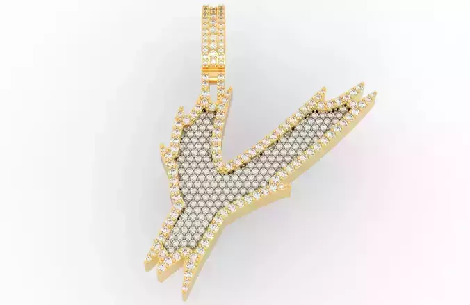 Y Font Pendant