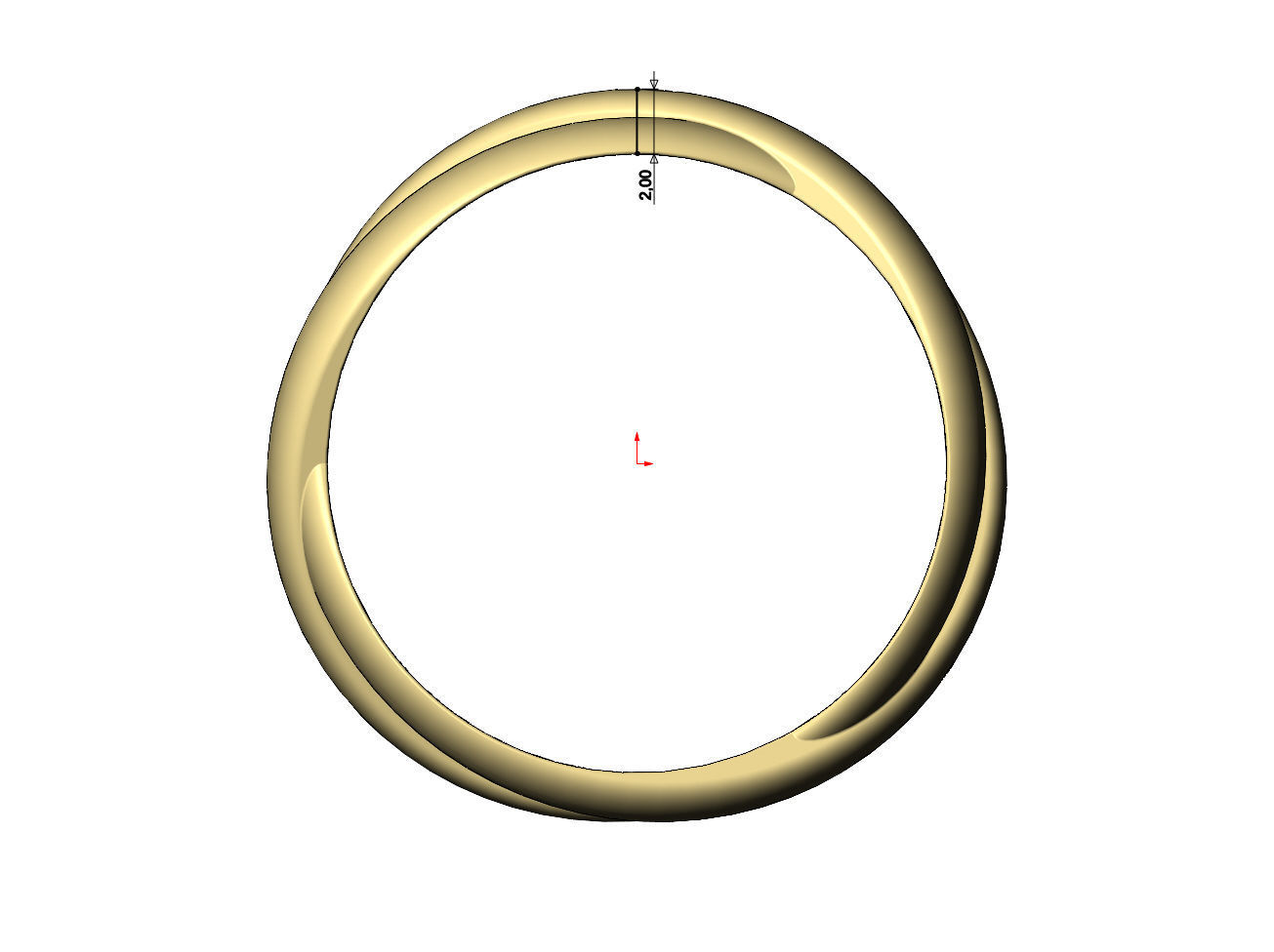 Open work overlapping rings fashion band US sizes 5to9 3D print model_7