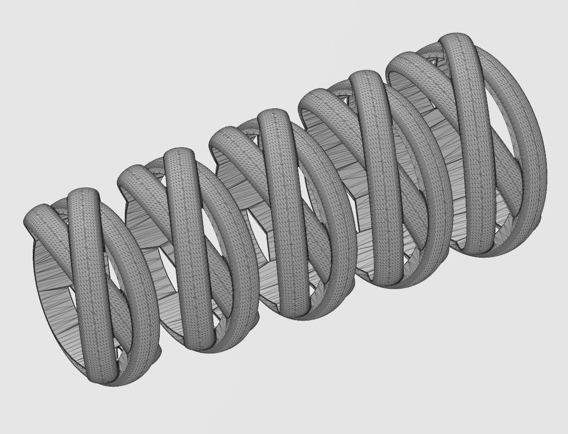 Open work overlapping rings fashion band US sizes 5to9 3D print model_12