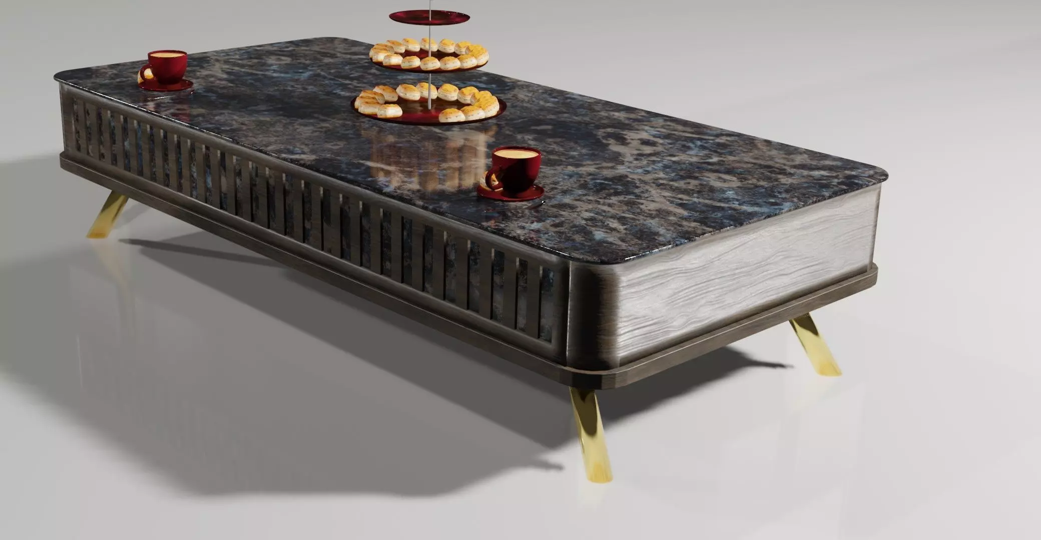 My 3d model is coffetable2 Free low-poly 3D model
