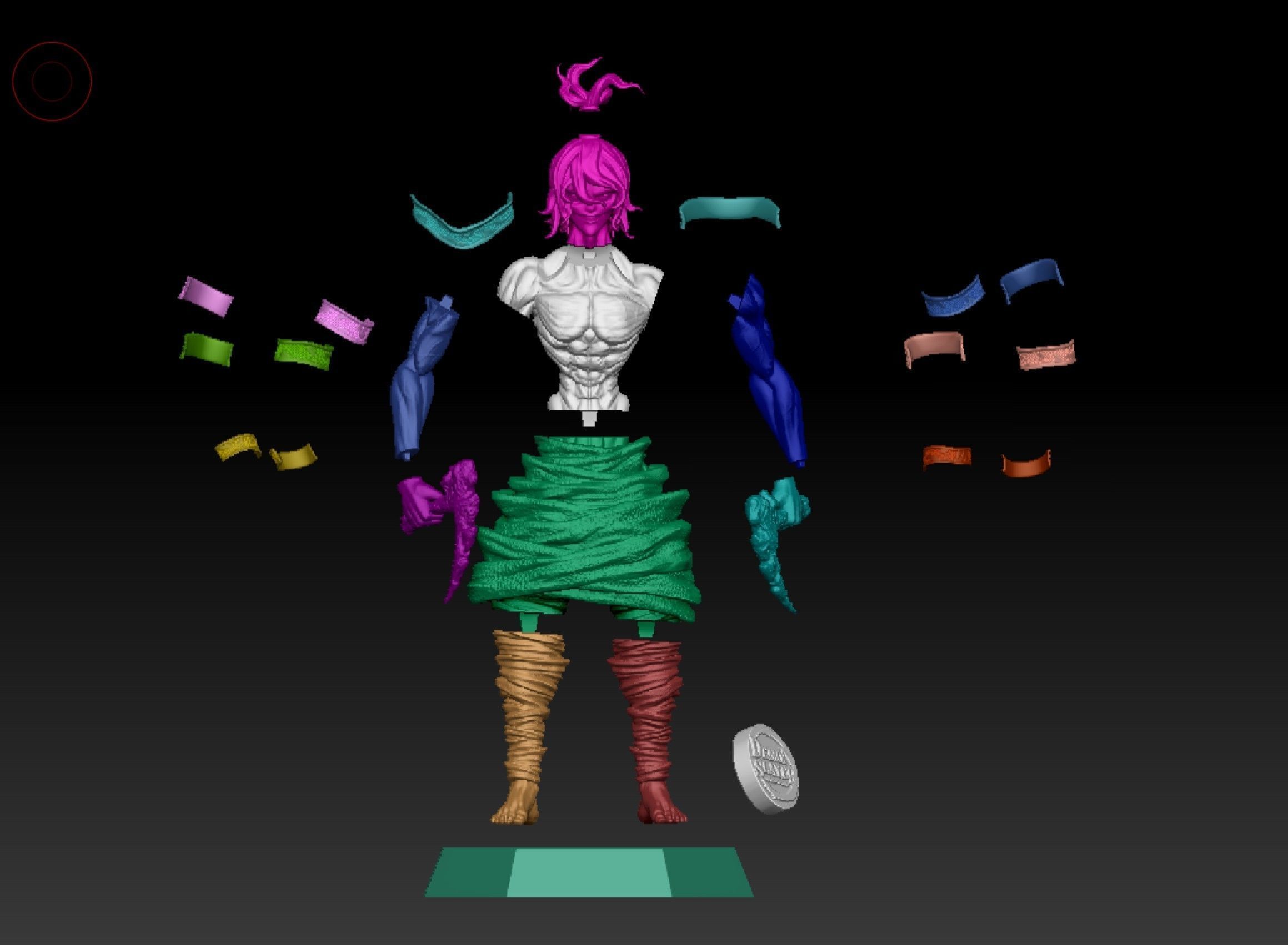 Gyutaro Shabana 3D print model_7