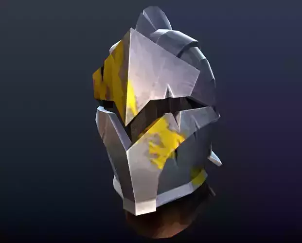 Futuristic Medieval Helmet