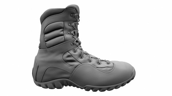 Army Boots - High Poly 3D model
