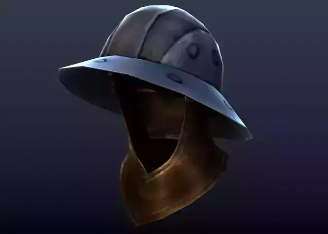 Futuristic Medieval Helmet